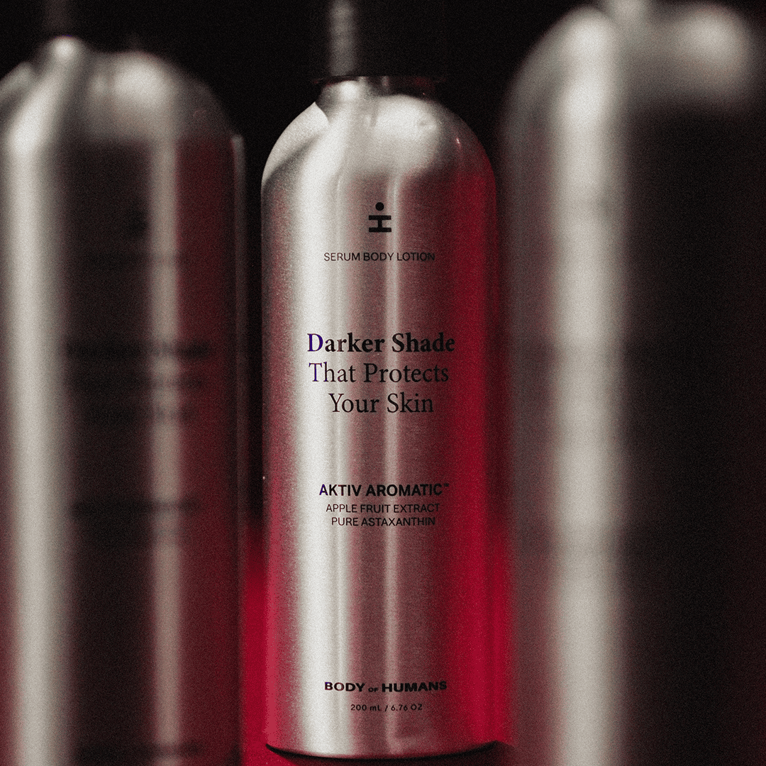 BODY OF HUMANS Serum Body Lotion Darker Shade Protect & Care 200 ml