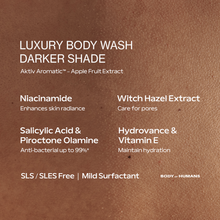 Load image into Gallery viewer, BODY OF HUMANS Luxury Body Wash Darker Shade 500 ml