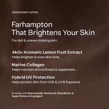Load image into Gallery viewer, BODY OF HUMANS Serum Body Lotion Farhampton Bright &amp; Supple 200 ml