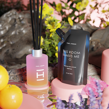 Load image into Gallery viewer, HOME of HUMANS This Room Makes Me O Reed Diffuser Refill 140 ml