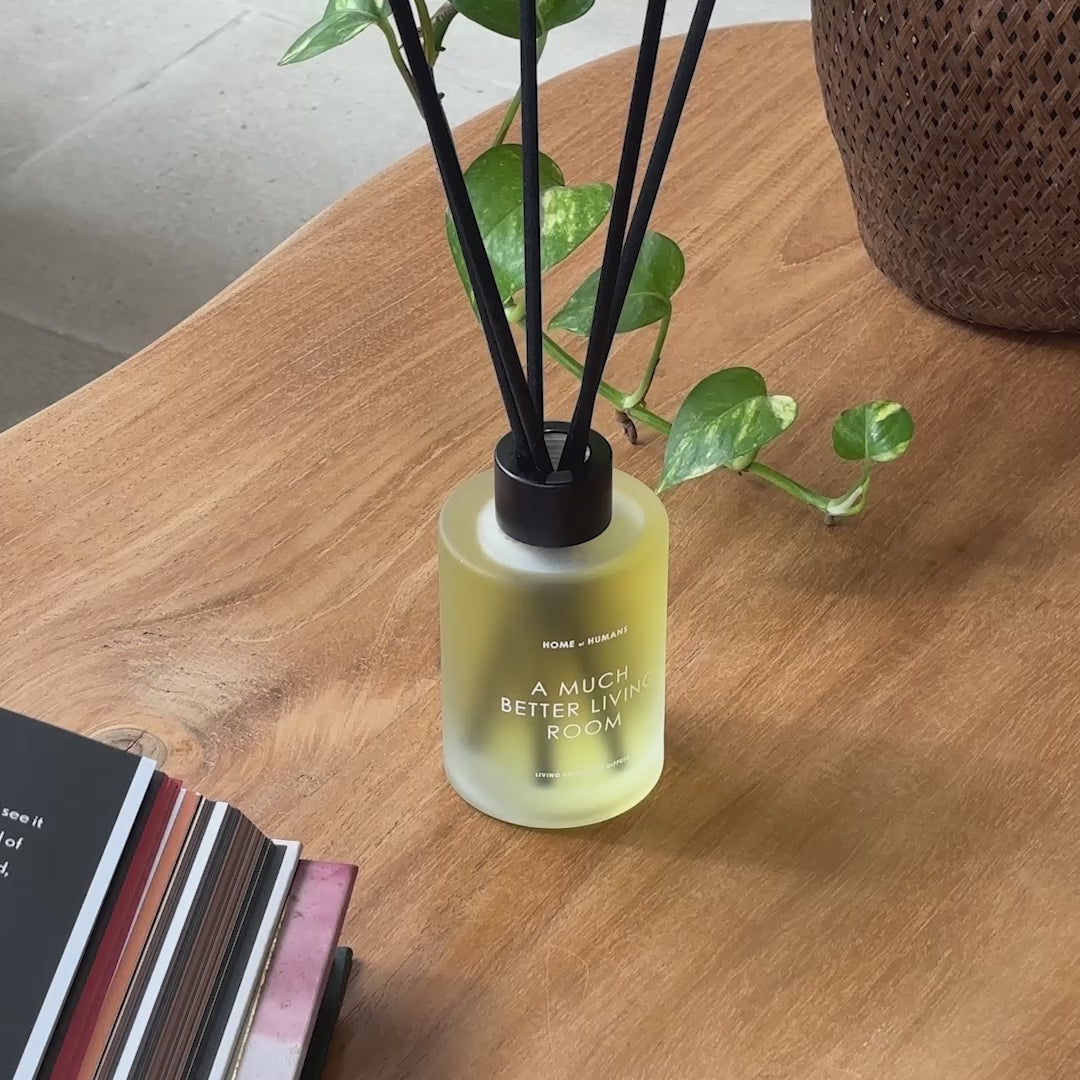 HOME of HUMANS A Much Better Living Room Reed Diffuser 140 ml